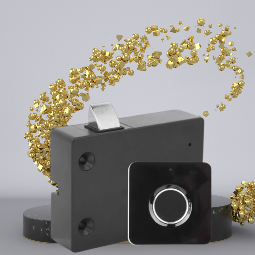 Fingerprint cabinet lock